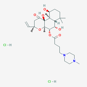 Chemical structure of L-858,051 (hydrochloride)