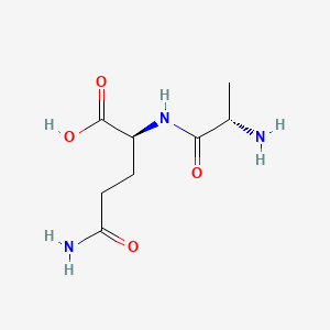 Chemical structure of L-Alanyl-L-Glutamine