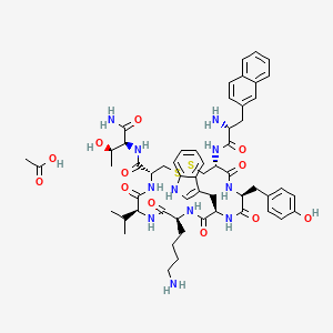 Chemical structure of Lanreotide (acetate)