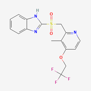 Chemical structure of Lansoprazole sulfone