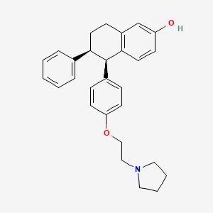 Chemical structure of Lasofoxifene