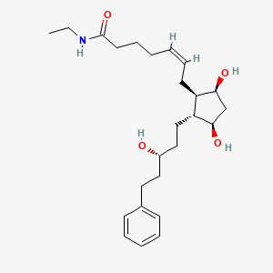 Chemical structure of Latanoprost ethyl amide