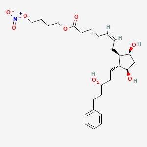 Chemical structure of Latanoprostene Bunod