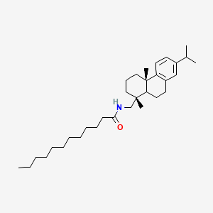 Chemical structure of Lauric Acid Leelamide