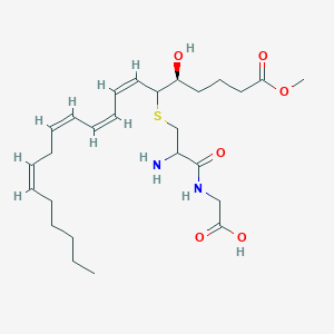 Chemical structure of Leukotriene D4 methyl ester