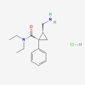 Chemical structure of Levomilnacipran Hydrochloride