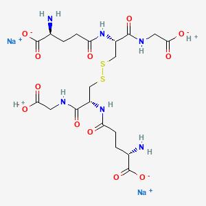 Chemical structure of Oxiglutatione disodium
