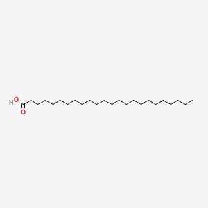 Chemical structure of Lignoceric Acid