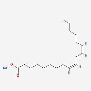 Chemical structure of Linoleic Acid (sodium salt)