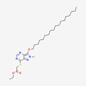 Chemical structure of Linoleic Acid-biotin