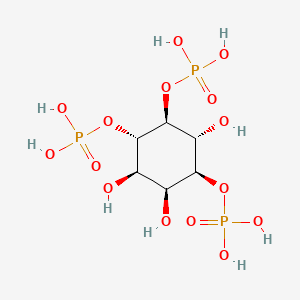 Chemical structure of L-myo-Inositol-1,4,5-triphosphate (sodium salt)
