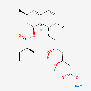 Chemical structure of Lovastatin Sodium