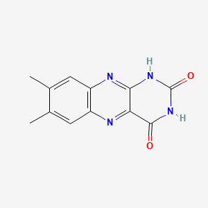 Chemical structure of Lumichrome