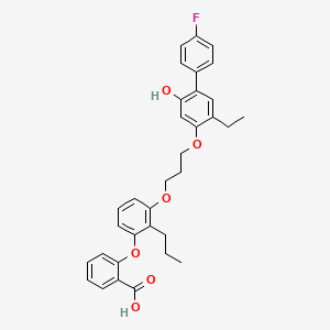 Chemical structure of LY293111