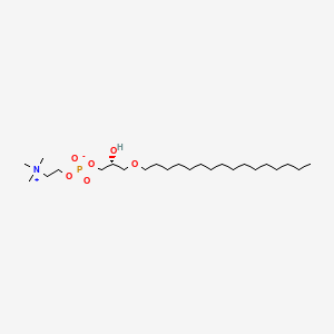 Chemical structure of Lyso-PAF C-16