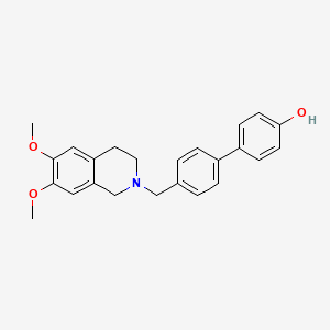 Chemical structure of MC 70