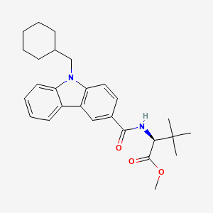 Chemical structure of MDMB-CHMCZCA