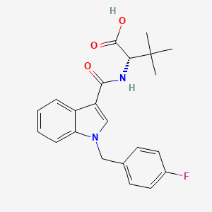 Chemical structure of MDMB-FUBICA metabolite 3