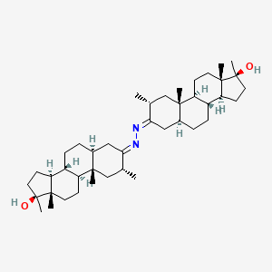 Chemical structure of Mebolazine