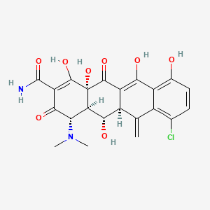 Chemical structure of Meclocycline