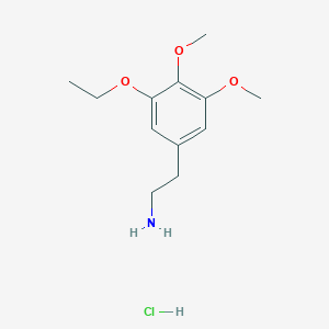 Chemical structure of Metaescaline (hydrochloride)