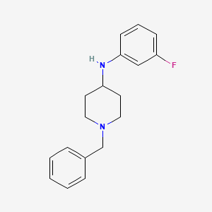 Chemical structure of meta-fluoro 4-ANBP