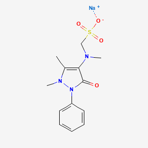 Chemical structure of Metamizole Sodium