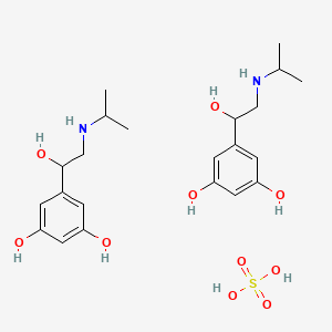 Chemical structure of Metaproterenol (hemisulfate)