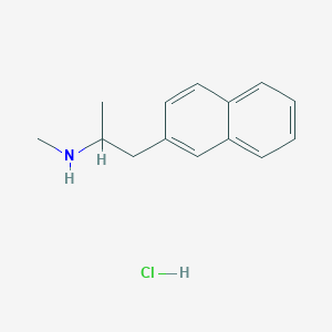 Chemical structure of Methamnetamine (hydrochloride)