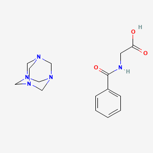 Chemical structure of Methenamine Hippurate