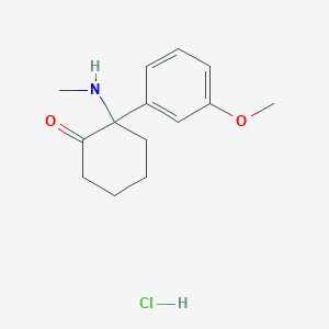 Chemical structure of Methoxmetamine (hydrochloride)