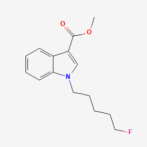 Chemical structure of Methyl 1-(5-fluoropentyl)indole-3-carboxylate