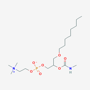 Chemical structure of Methylcarbamyl PAF C-8