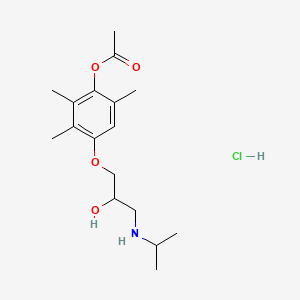 Chemical structure of Metipranolol Hydrochloride