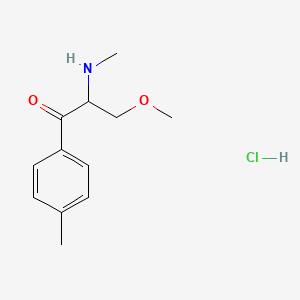 Chemical structure of Mexedrone hydrochloride