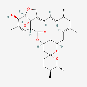 Chemical structure of Milbemycin A3