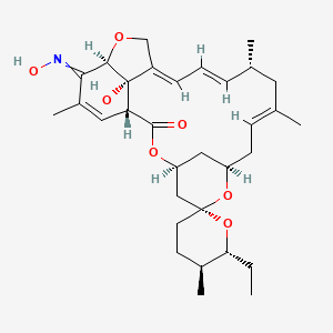 Chemical structure of Milbemycin A4 oxime