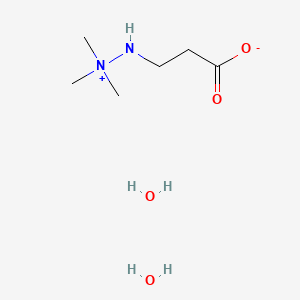 Chemical structure of Meldonium dihydrate