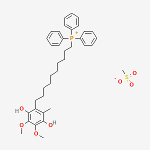 Chemical structure of Mitoquinol