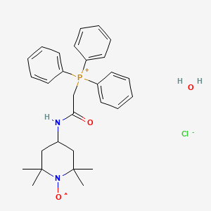 Chemical structure of MitoTEMPO (hydrate)