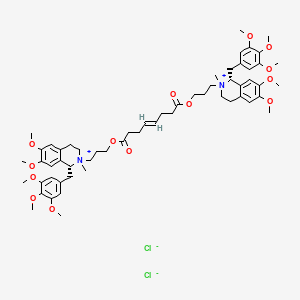 Chemical structure of Mivacurium Chloride
