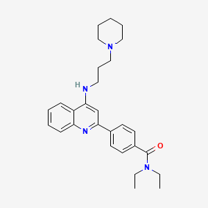 Chemical structure of LMPTP inhibitor 1
