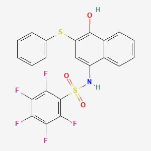 Chemical structure of MM-206