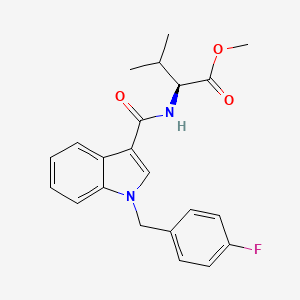Chemical structure of MMB-FUBICA