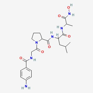 Chemical structure of MMP Inhibitor I (trifluoroacetate salt)