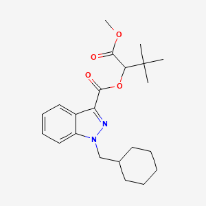 Chemical structure of MO-CHMINACA