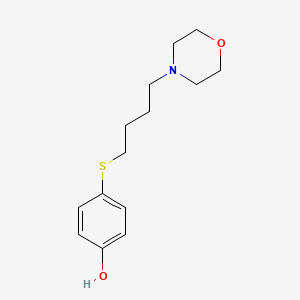 Chemical structure of MoTP