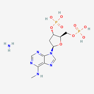 Chemical structure of MRS2179 (ammonium salt)
