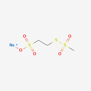 Chemical structure of MTSES