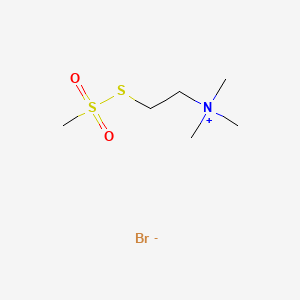 Chemical structure of MTSET (chloride)